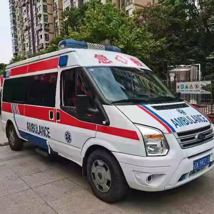 通渭长途救护车护送病人返乡